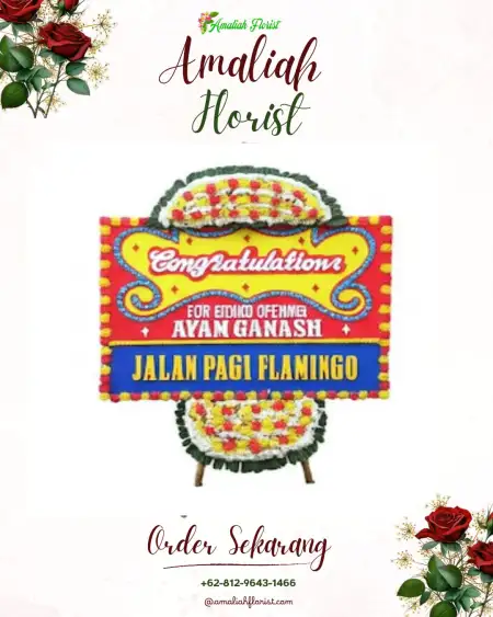 Sewa Papan Bunga Trebungan